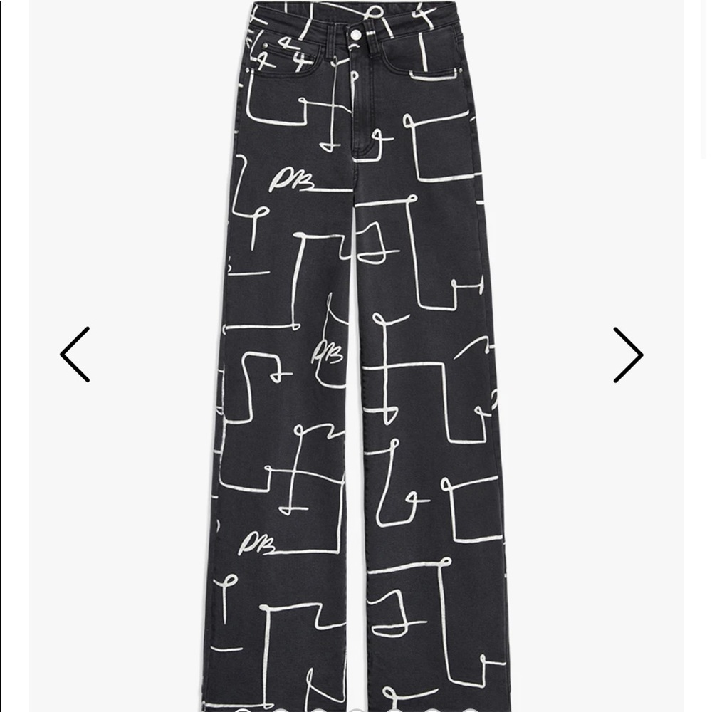 Weworewhat printed jeans